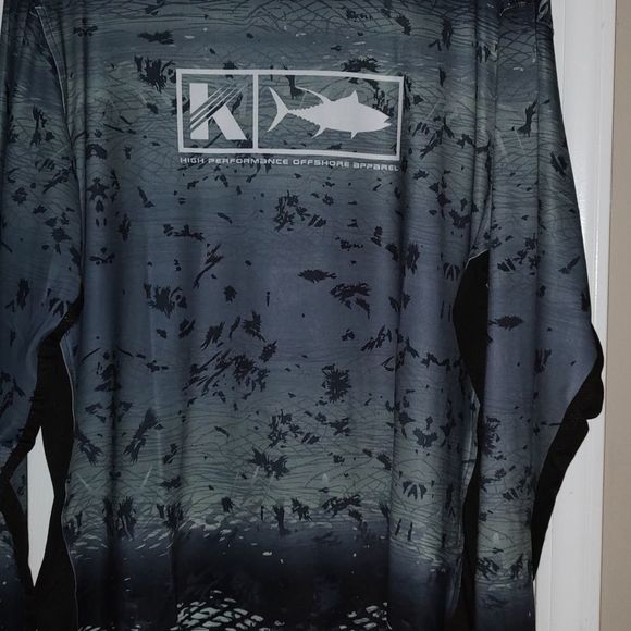 Koofin Shirts Performance Vented Fishing Long Sleeve Shirt Upf 5 Sz